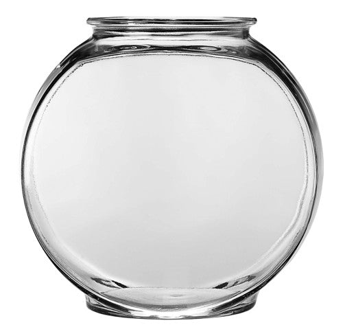 Anchor Hocking Classic Glass Drum Fish Bowl Clear 2 gal - Aquarium