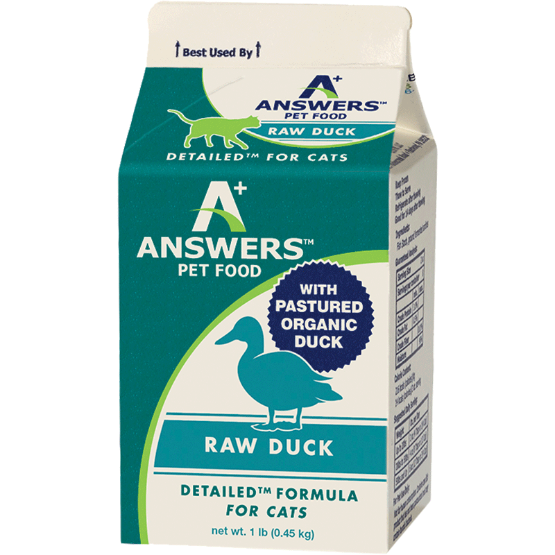 Answers Cat Frozen Detail Duck 1lb 850003342146