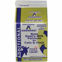 Answers Dog Frozen Additional Goat Milk 1 Pint {L - x} SD - 5 (D)