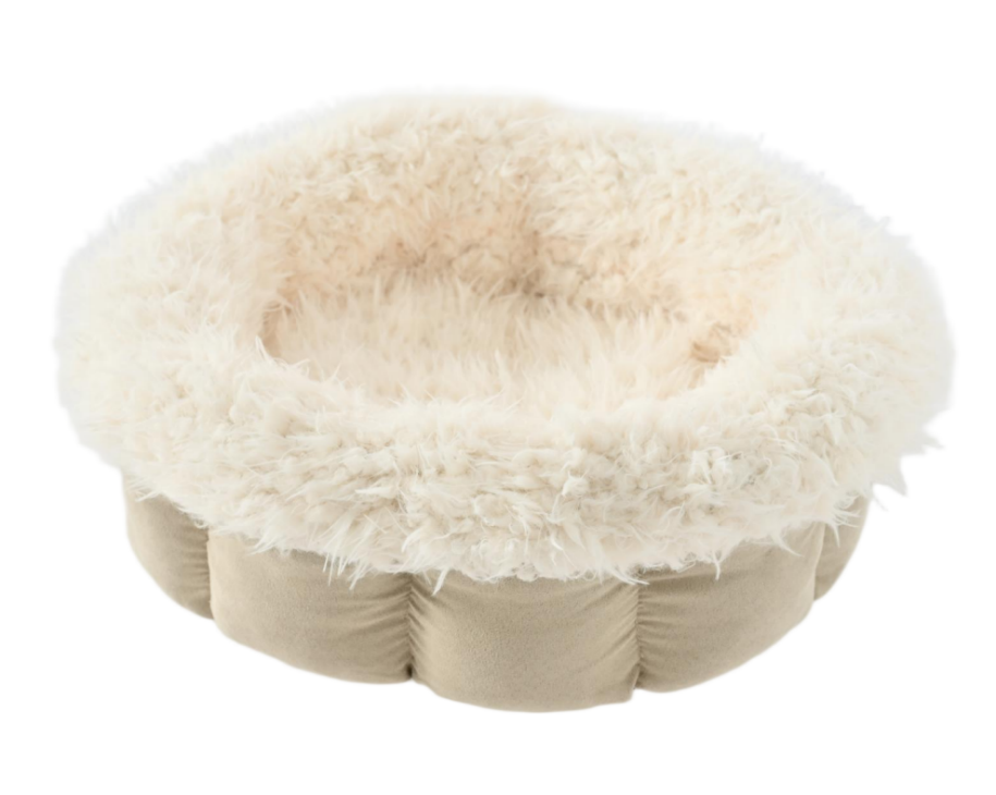 Max & Marlow Round Lounger Cat Bed Beige 810162077020