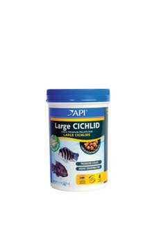 API Cichlid Large Pellet 7.1 Oz {L + b}172335 - Aquarium
