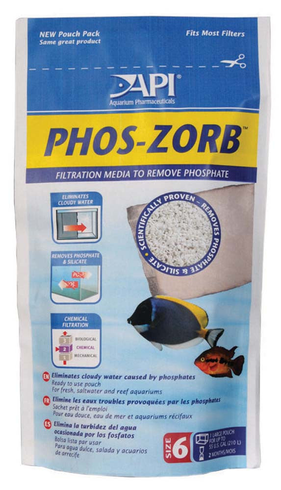 API PHOS-ZORB Aquarium Filter Media Size 6 1 Pack