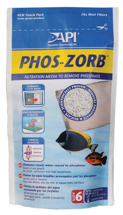 API PHOS-ZORB Aquarium Filter Media Size 6 1 Pack