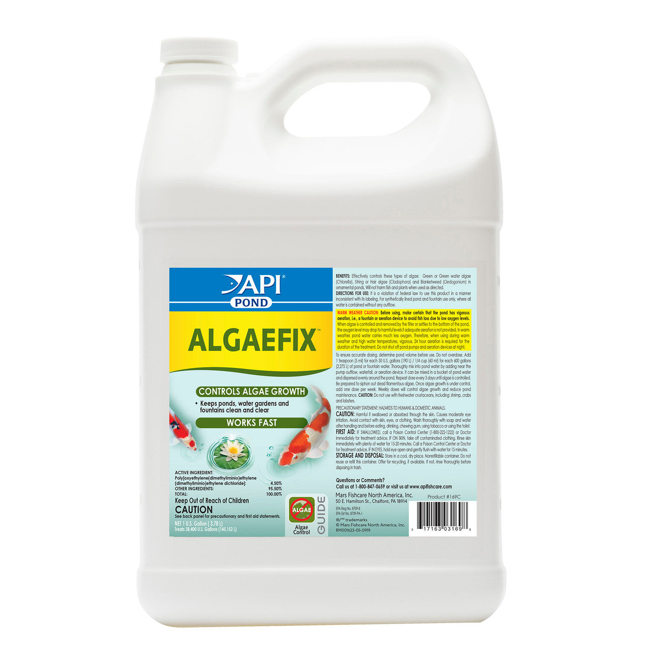 API Pond AlgaeFix Algae Control Solution 1 gal