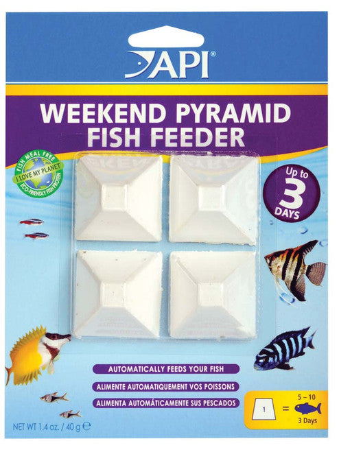 API Pyramid Fish Feeder 3 Days 1.4 oz - Aquarium