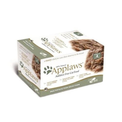 Applaws Cat Fish Peel Top Dish 4 Pack 2.12oz {L + x} C=4