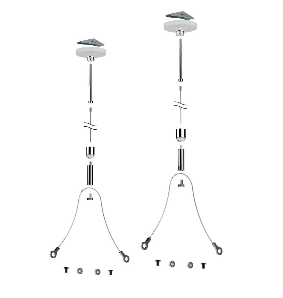 Aqua Illumination HMS Hydra Hanging Kit Black