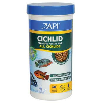 Aquarium Pharmaceuticals Api Cichlid Medium Pellet 4.2oz {L+2} 317163038253