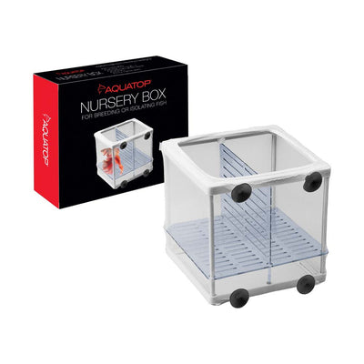 Aquatop Aquarium Nursery Box White 5.5x6x6 in