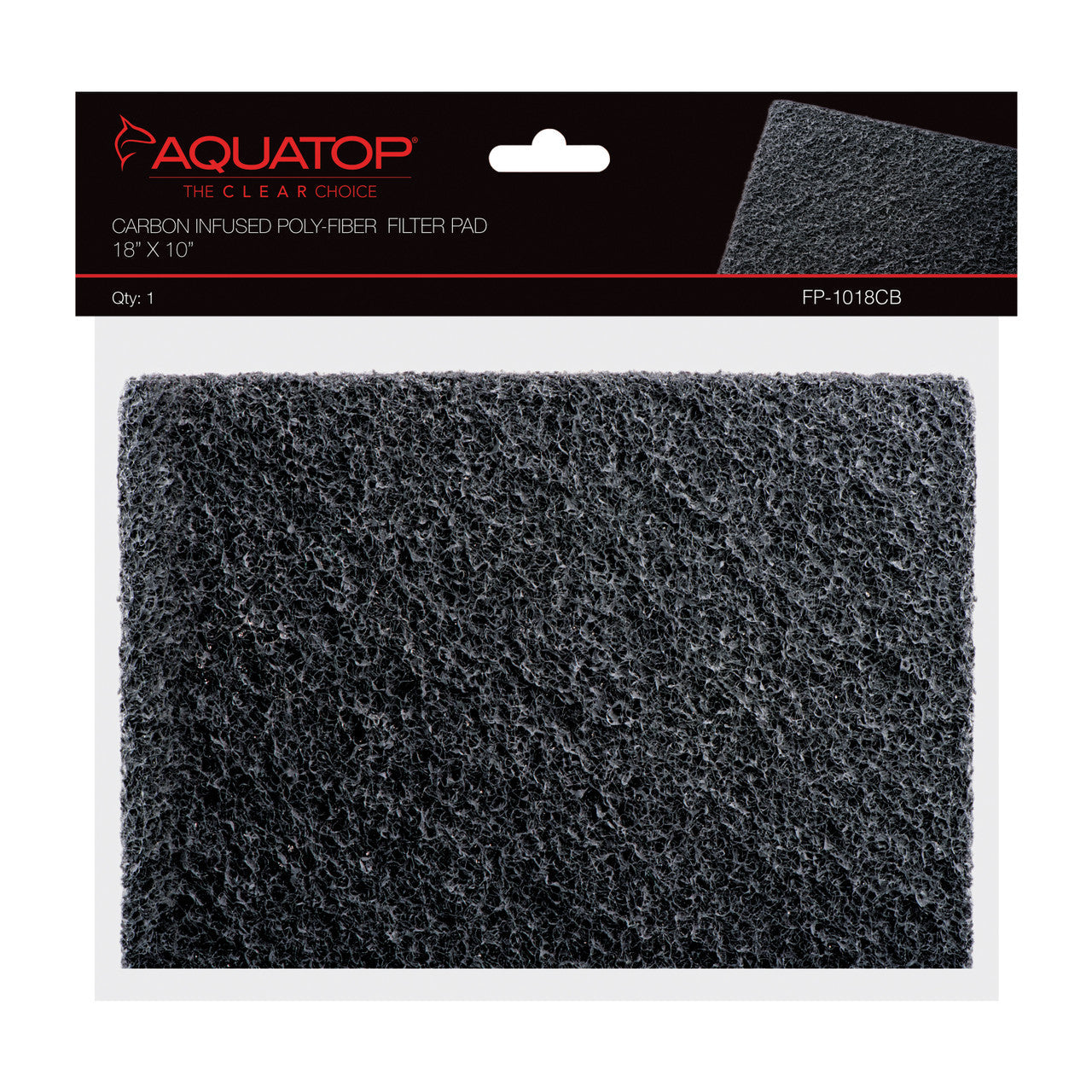 Aquatop Carbon Infused Poly-fiber Filter Pad 18x10, 1pc