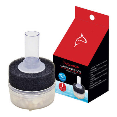 Aquatop Classic Aqua Flow CAF - 10 Internal Sponge Filter Black - Aquarium