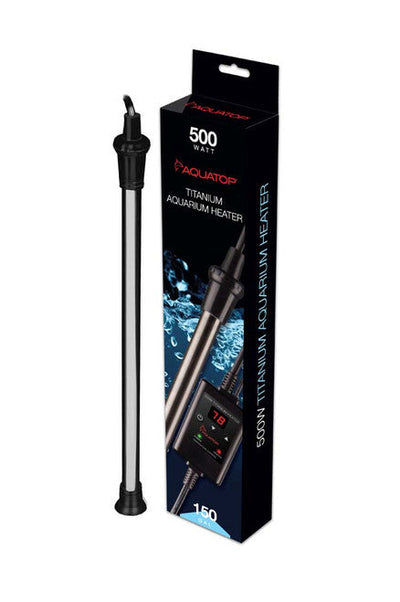 Aquatop Submersible Titanium Aquarium Heater & External Thermostat 500 Watt