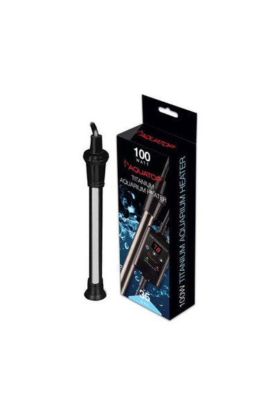 Aquatop Submersible Titanium Aquarium Heater & External Thermostat 100 Watt
