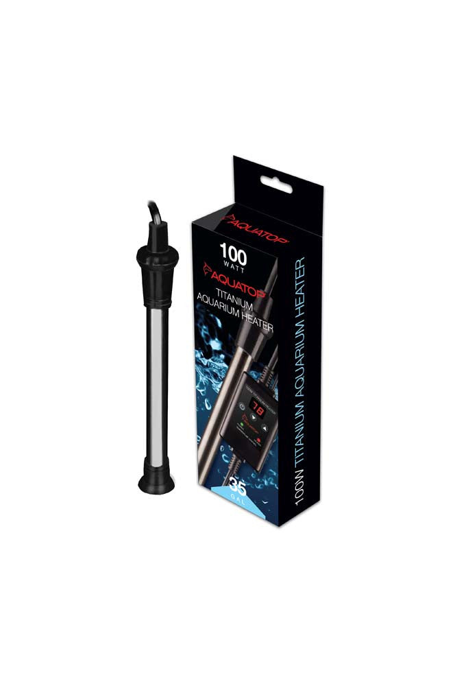 Aquatop Submersible Titanium Aquarium Heater & External Thermostat 100 Watt