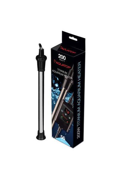 Aquatop Submersible Titanium Aquarium Heater & External Thermostat 200 Watt