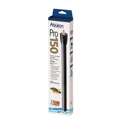 Aqueon Adjustable PRO Aquarium Heater Up to 55 Gallons 150 Watts