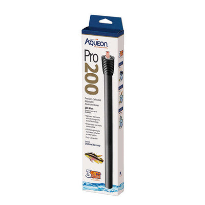 Aqueon Adjustable PRO Aquarium Heater Up to 75 Gallons 200 Watts