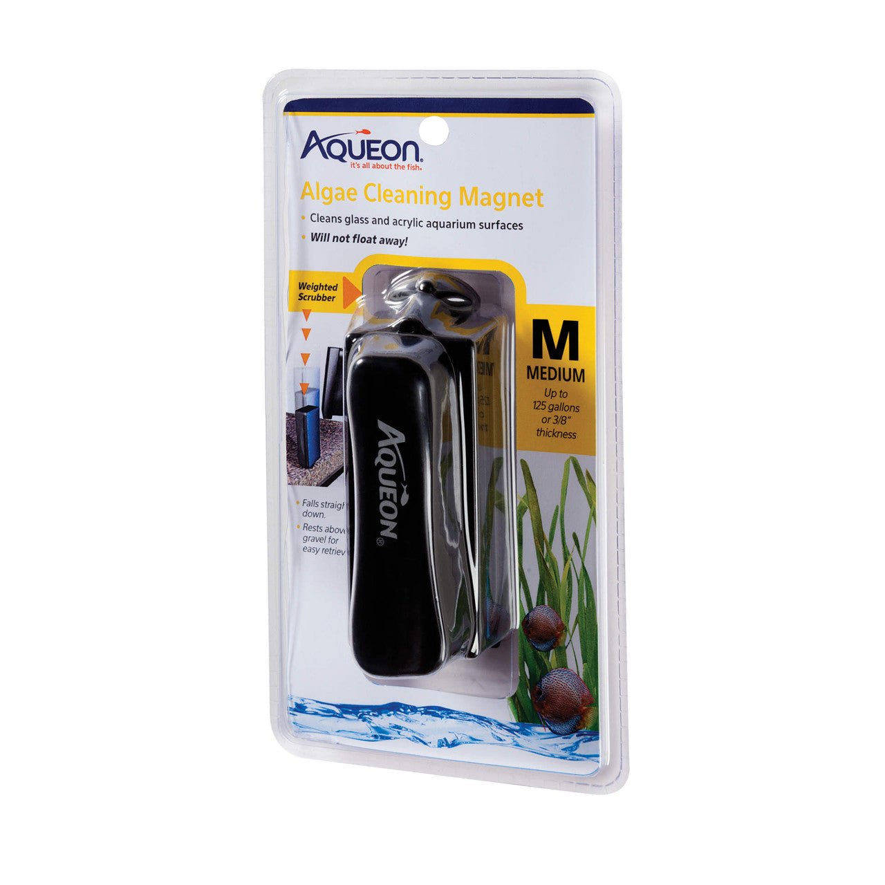 Aqueon Aquarium Algae Cleaning Magnets Glass/Acrylic Medium