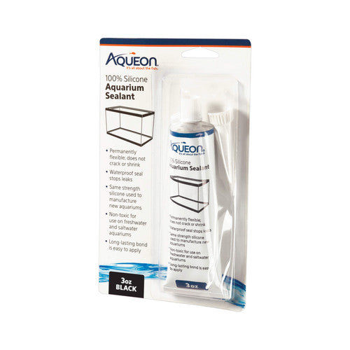 Aqueon Aquarium Silicone Sealant Black 3 Ounces