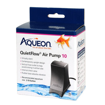 Aqueon QuietFlow Air Pump Black 10 - Aquarium