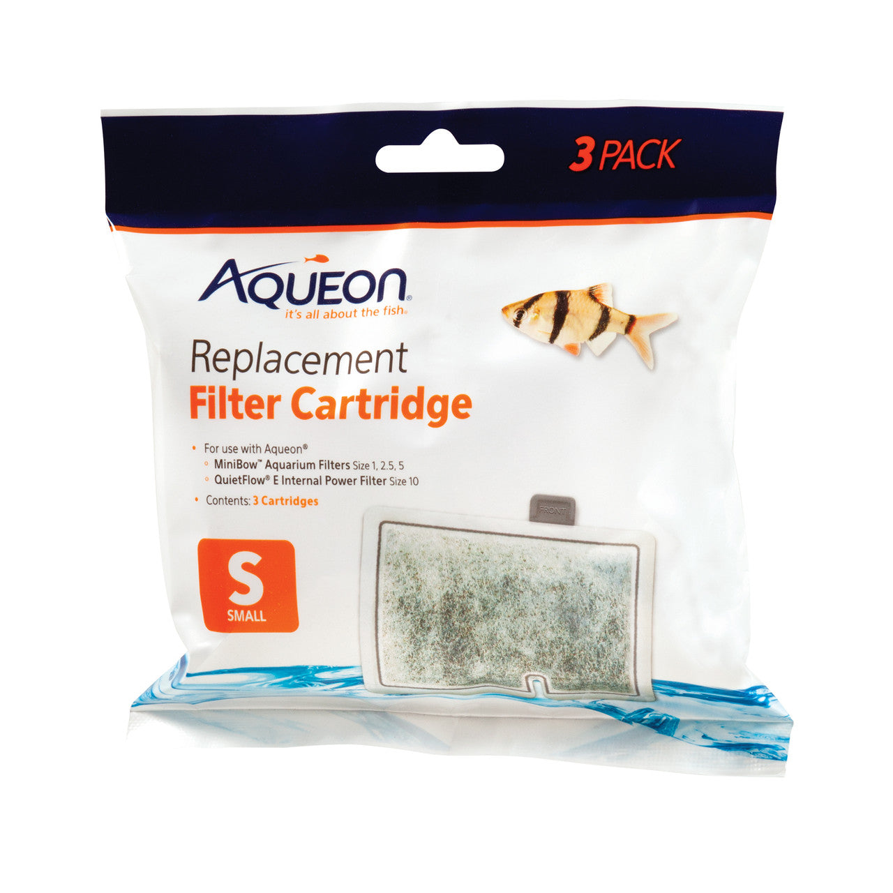 Aqueon Replacement Filter Cartridges Small - 3 pack