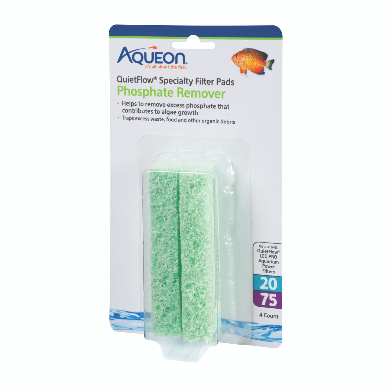 Aqueon Replacement Specialty Filter Pads Phosphate Remover 20/75