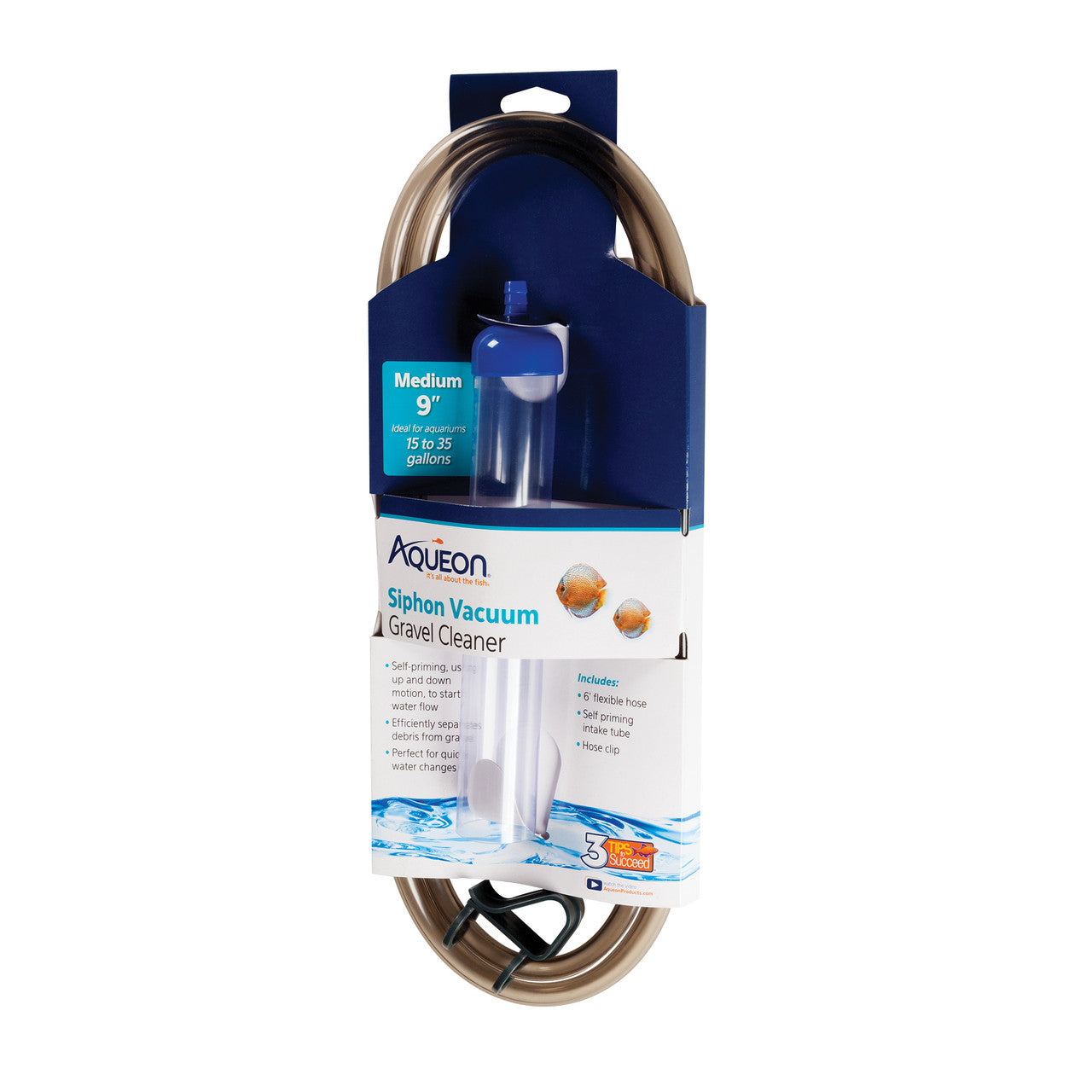 Aqueon Siphon Vacuum Gravel Cleaner Medium - 9 Inches