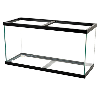 Aqueon Standard Glass Rectangle Aquarium Silicone Black 90