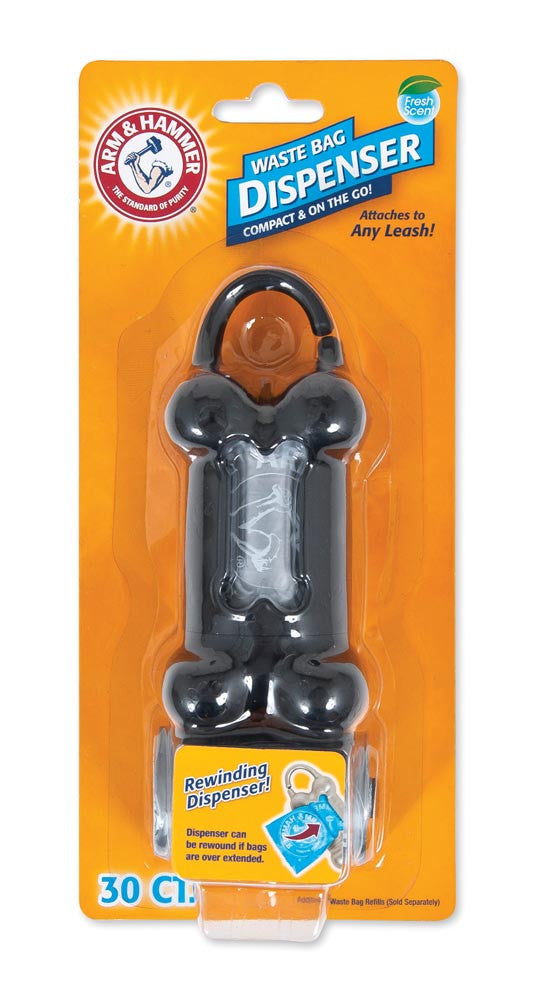 Arm & Hammer Bone Dispenser & Disposable Waste Bags Assorted One Size 30 Count