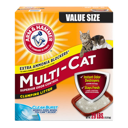 Arm & Hammer Multi - Cat Odor Control Clumping Cat Litter 29lb