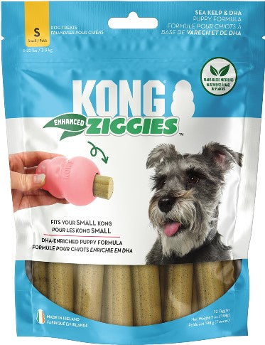 KONG Ziggies Enhanced Plant-Based Puppy Treats Small, 7 oz 035585361895
