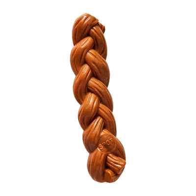 Bam-Bone Braid Stick Dog Toy Hickory 7.25 in 077234547694
