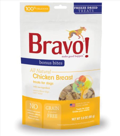 Bravo! Freeze Dried Chicken Breast 3 oz. {L+1} 294113