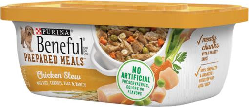 Beneful Prepared Meals Chicken Stew 8/10 oz. Pack {L-1} 178349 017800128612