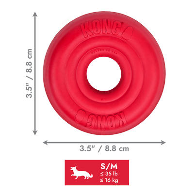 KONG Donut Dog Toy Small/Large 035585356815