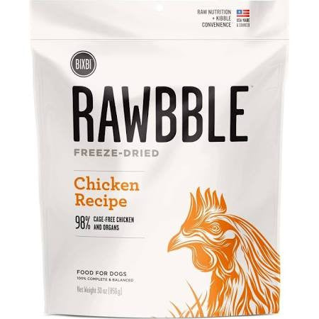 Bixbi Rawbble Dog Freeze Dried Chicken 14oz {L+x} 091037509192