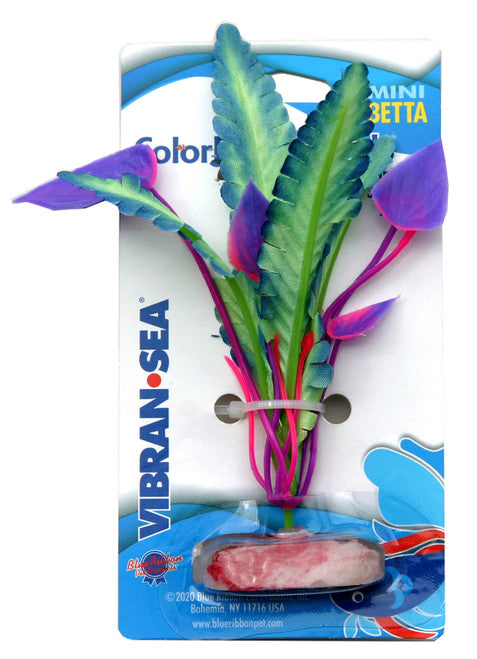 Blue Ribbon Colorburst Florals Ferndale Aquarium Plant Mini
