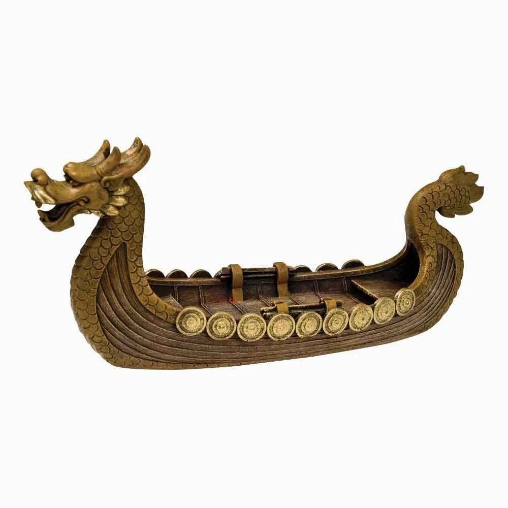 Blue Ribbon Ee Gld Drgn Boat D-cor 030157018870