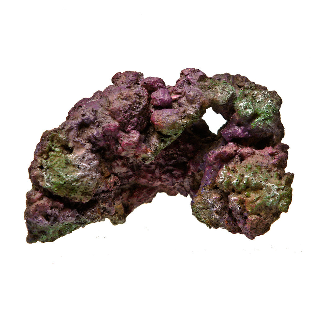 Blue Ribbon Exotic Environments REEFflections Stackable Reef Rock Replicas Ornament Nat Natural 8 in
