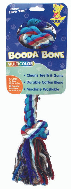 Booda 2 - Knot Rope Bone Dog Toy Multi - Color XL