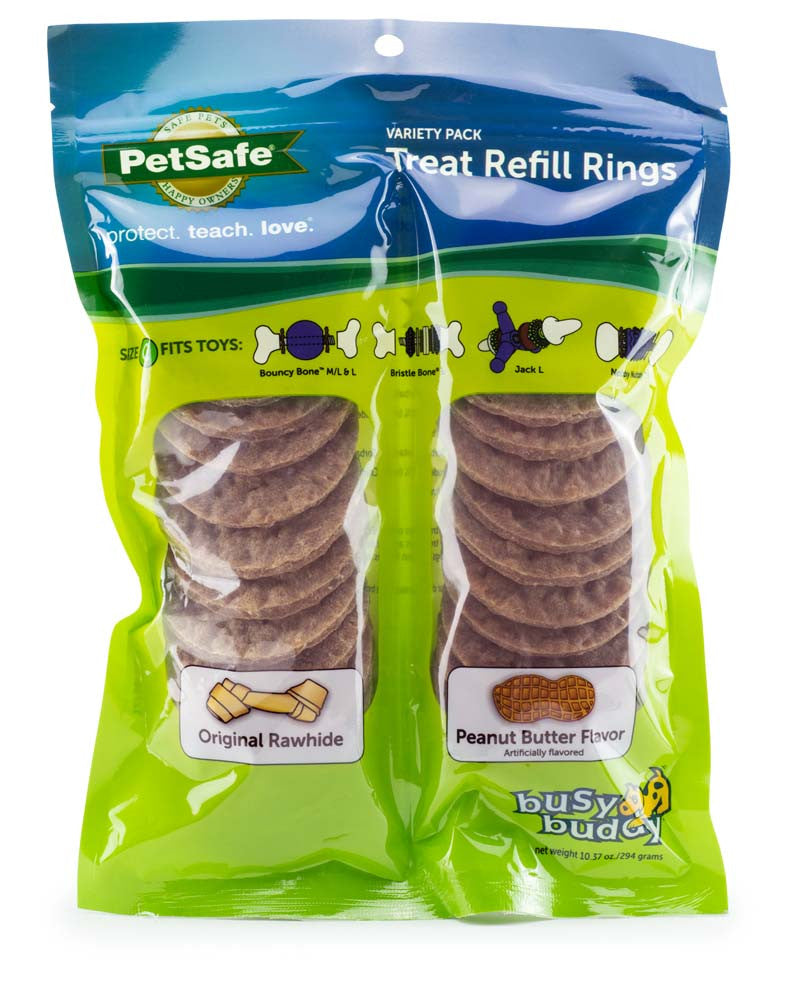 Busy Buddy Treat Refill Rings Variety Pack 10.37oz LG