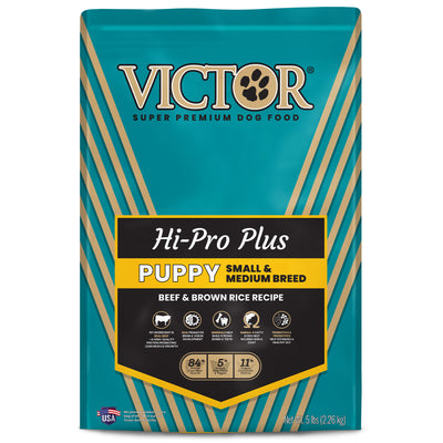 Victor Classic Hi-Pro Plus Small & Medium Breed Dry Puppy Food 5 lb 899944446612