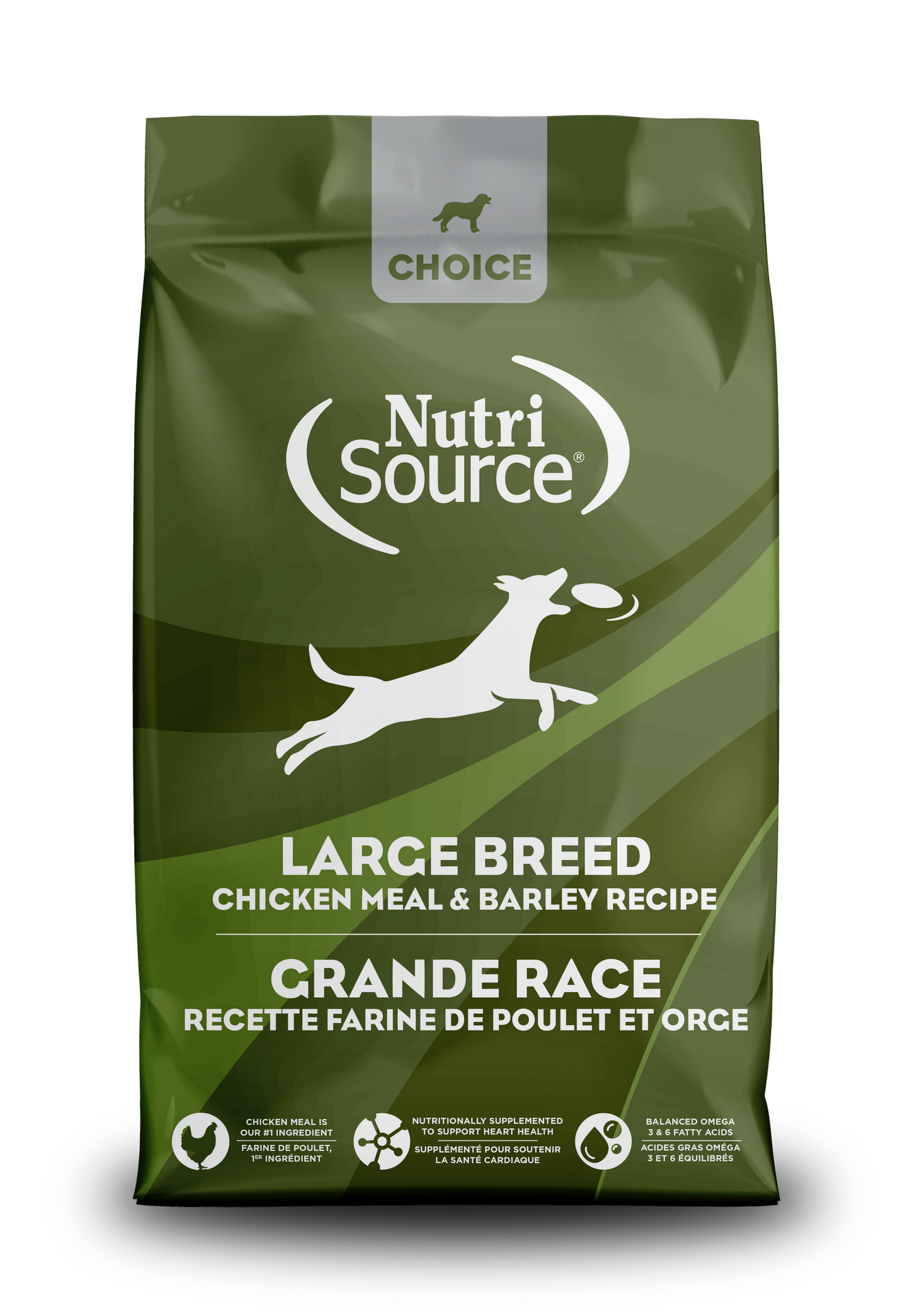 NutriSource Choice Adult ALS Large Breed Dry Dog Food Chicken 40 lb 073893230311