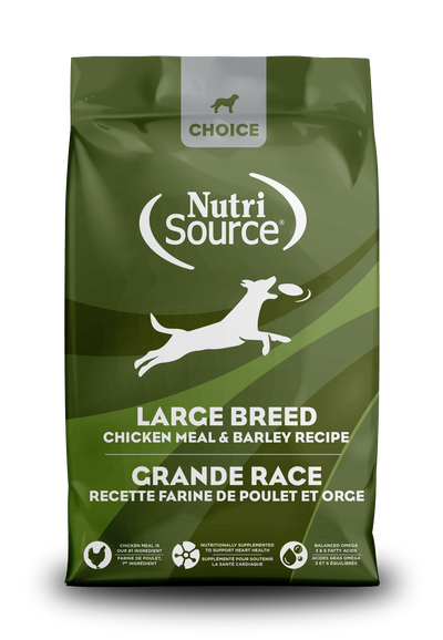 NutriSource Choice Adult ALS Large Breed Dry Dog Food Chicken 40 lb 073893230311