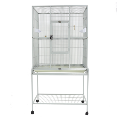 A & E Cages Flight Cage and Stand Platinum 31In X 20 in 644472014914