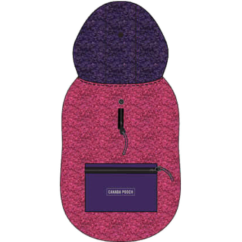 Canada Pooch Dog Cool Factor Hoodie Pink 22 628284103301