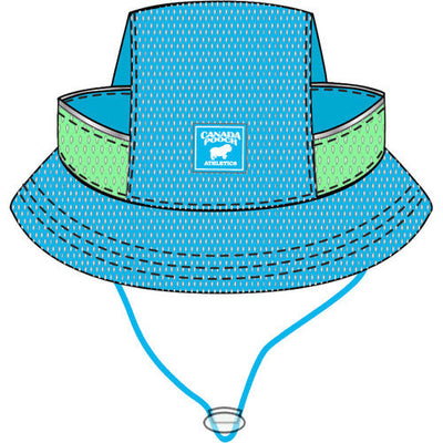 Canada Pooch Dog Cooling Bucket Hat Blue Medium