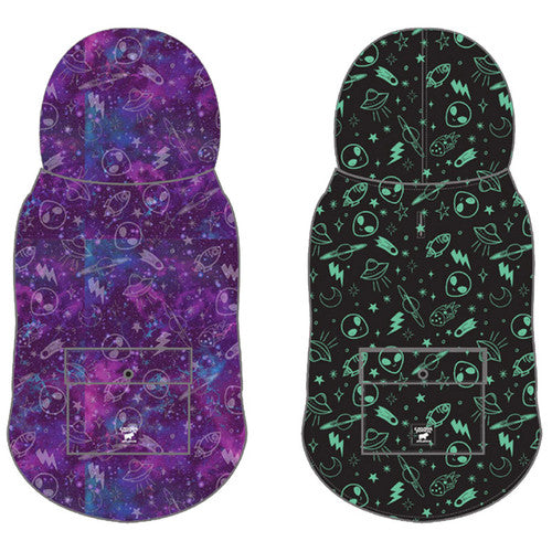 Canada Pooch Dog Pick Me Poncho Glow 14