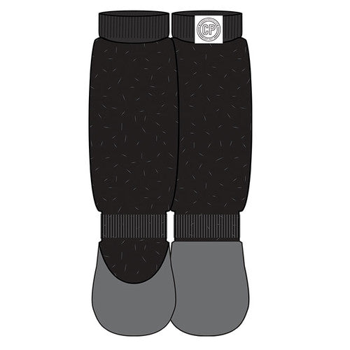 Canada Pooch Dog Slouchy Socks Black Lurexlarge