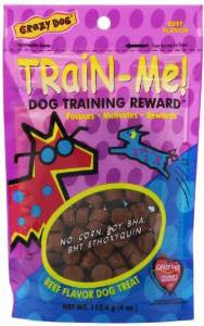 Cardinal Pet Crazy Dog Train Me Beef 4Oz {L+1} 121113 012104986043